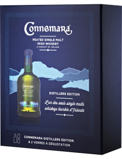 Виски Коннемара Дистиллерс Эдишен в п/у с 2  стаканами